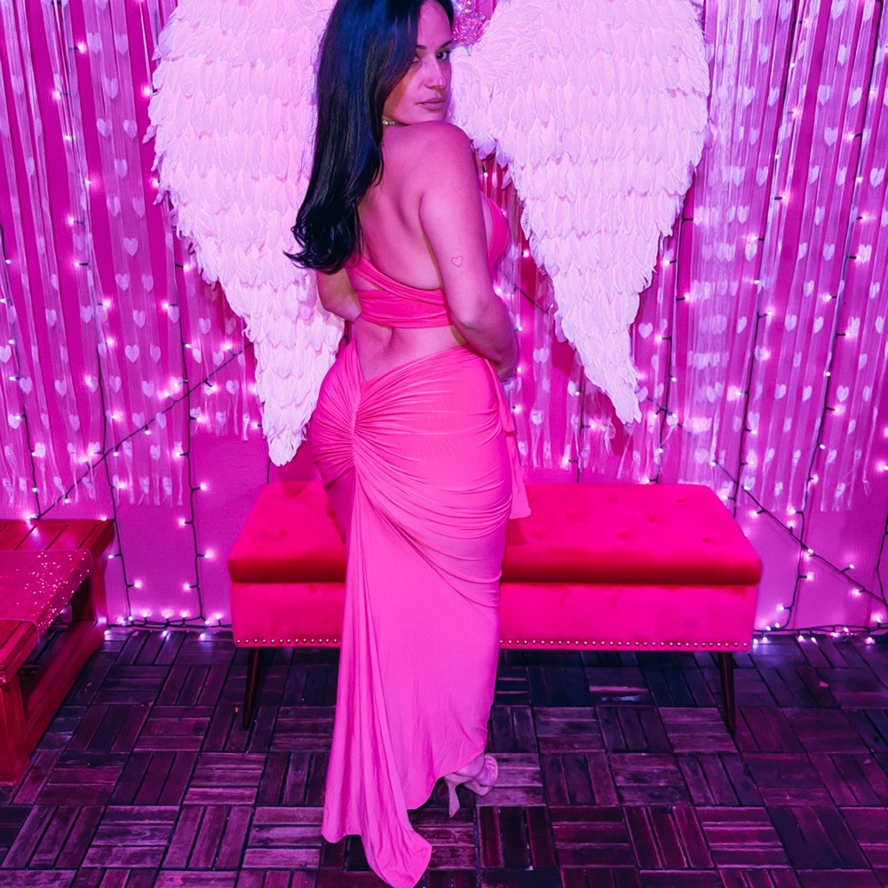 Pink two piece set